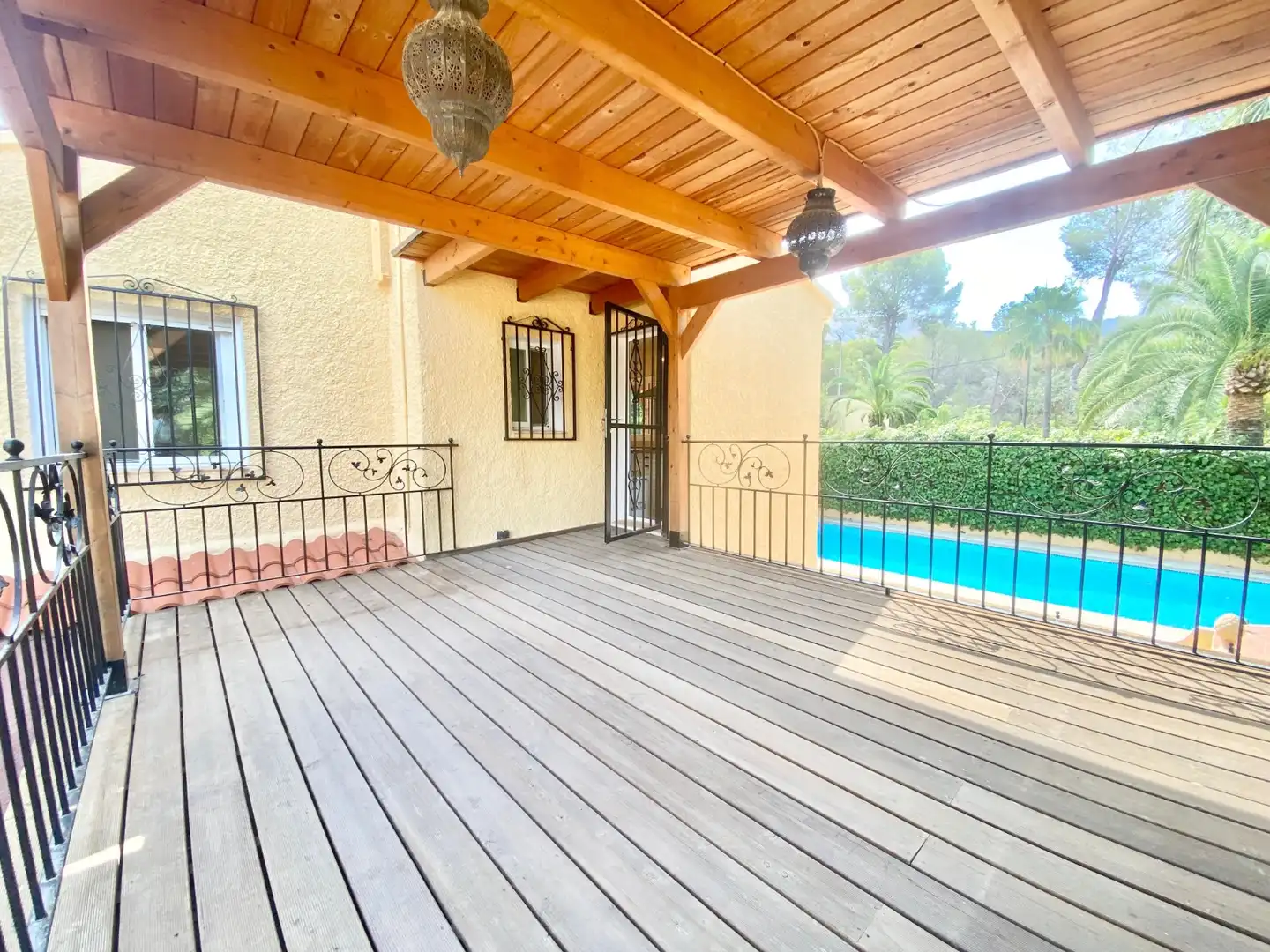 Terraza de Casa o chalet de alquiler en L'Alfàs del Pi con Aire acondicionado, Calefacción y Jardín privado