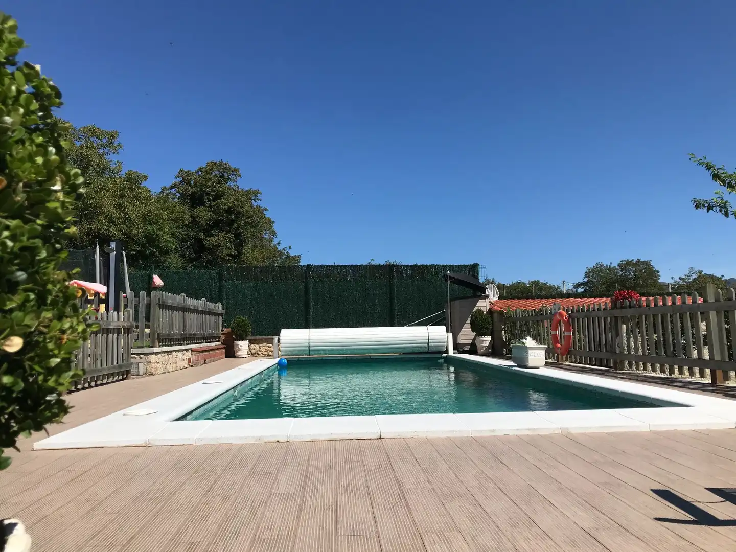 Piscina de Casa o chalet en venta en Parres con Jardín privado, Trastero y Piscina