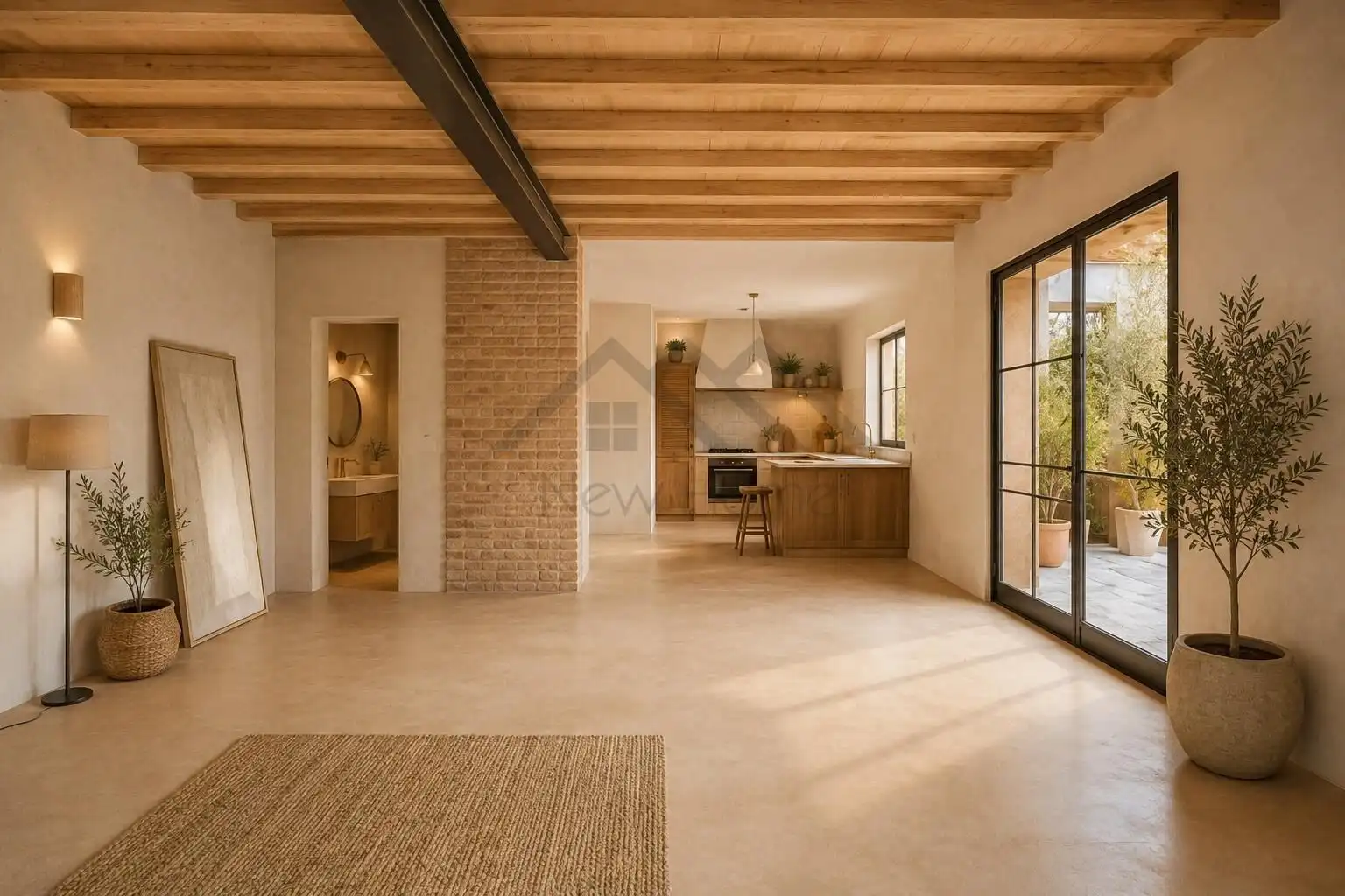 Sala de estar de Finca rústica en venta en La Pobla de Vallbona con Terraza y Balcón