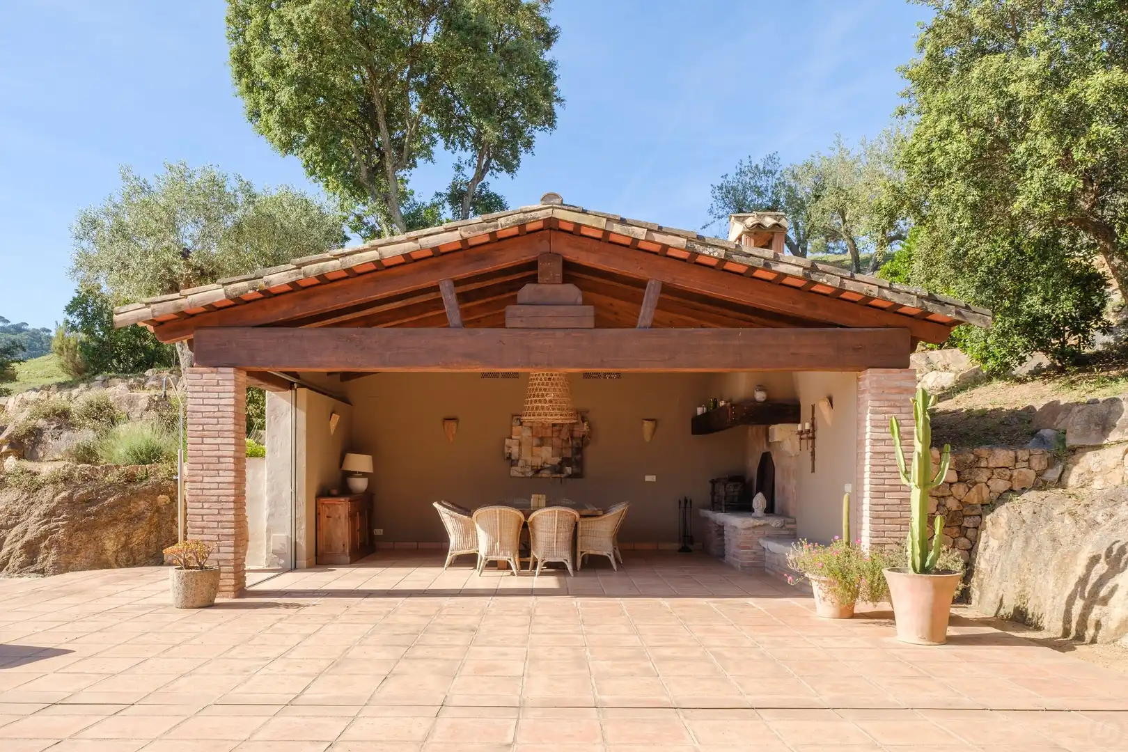 Terrace of Houses for sale in Santa Cristina d'Aro  with Air Conditioner, Heating and Storage room