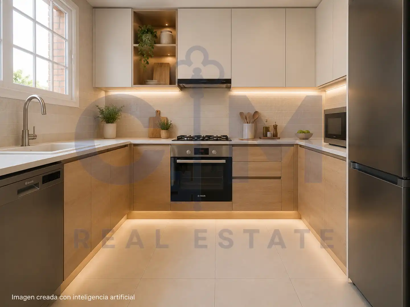 Kitchen of Flat for sale in Barcelona  with Heating, Parquet flooring and Terrace