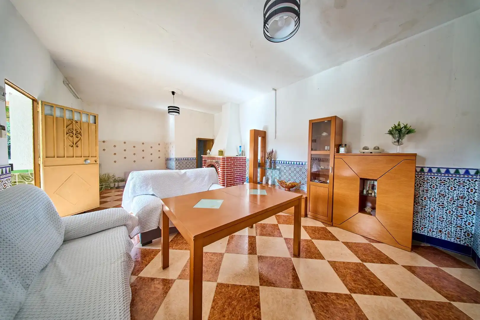 Sala de estar de Casa o chalet en venta en Pulianas con Jardín privado y Piscina