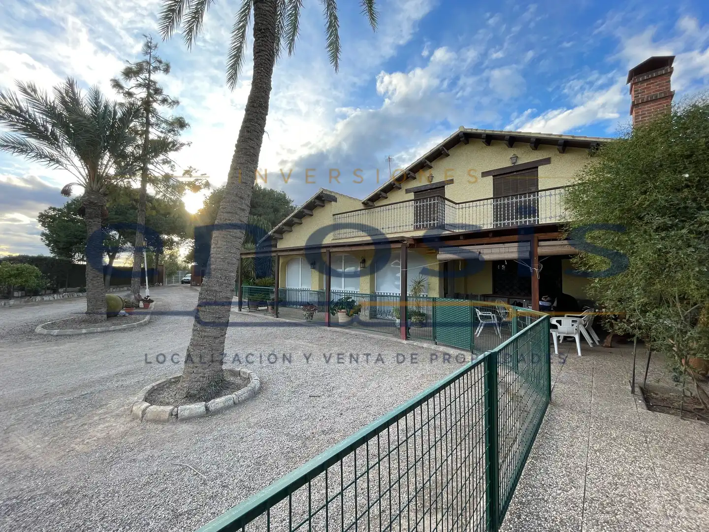 Vista exterior de Finca rústica en venta en Torre-Pacheco con Jardín privado, Terraza y Piscina