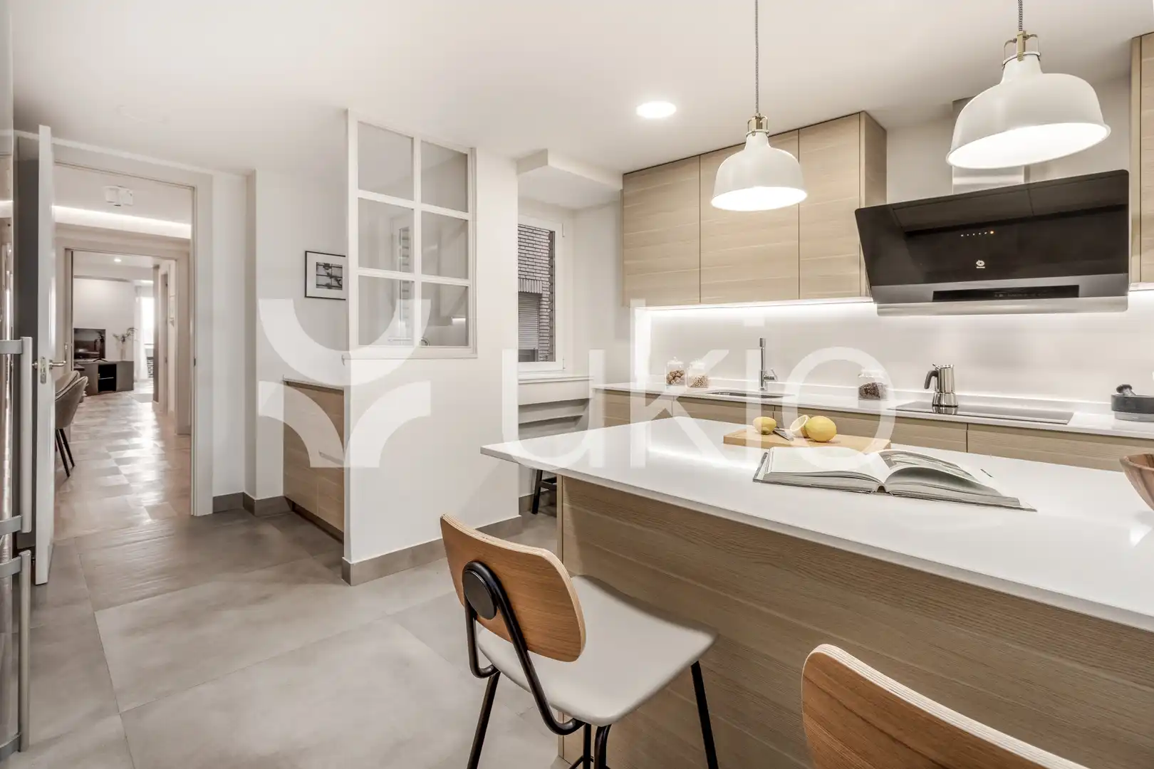 Kitchen of Apartments for rent in Madrid  with Air Conditioner, Heating and Terrace