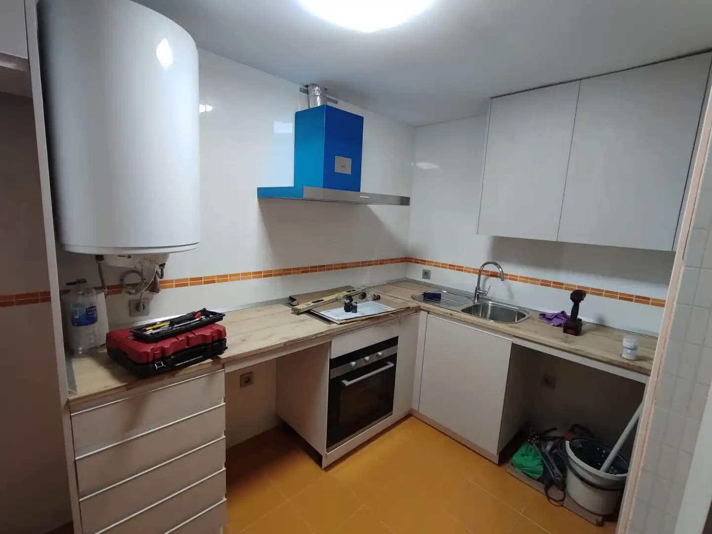 Kitchen of Flat for rent in Torija  with Air Conditioner