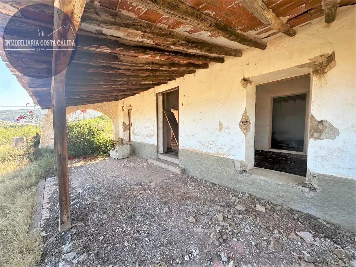 Vista exterior de Finca rústica en venda en Águilas amb Jardí privat, Terrassa i Traster