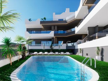 Apartment with pool for sale in Benijófar