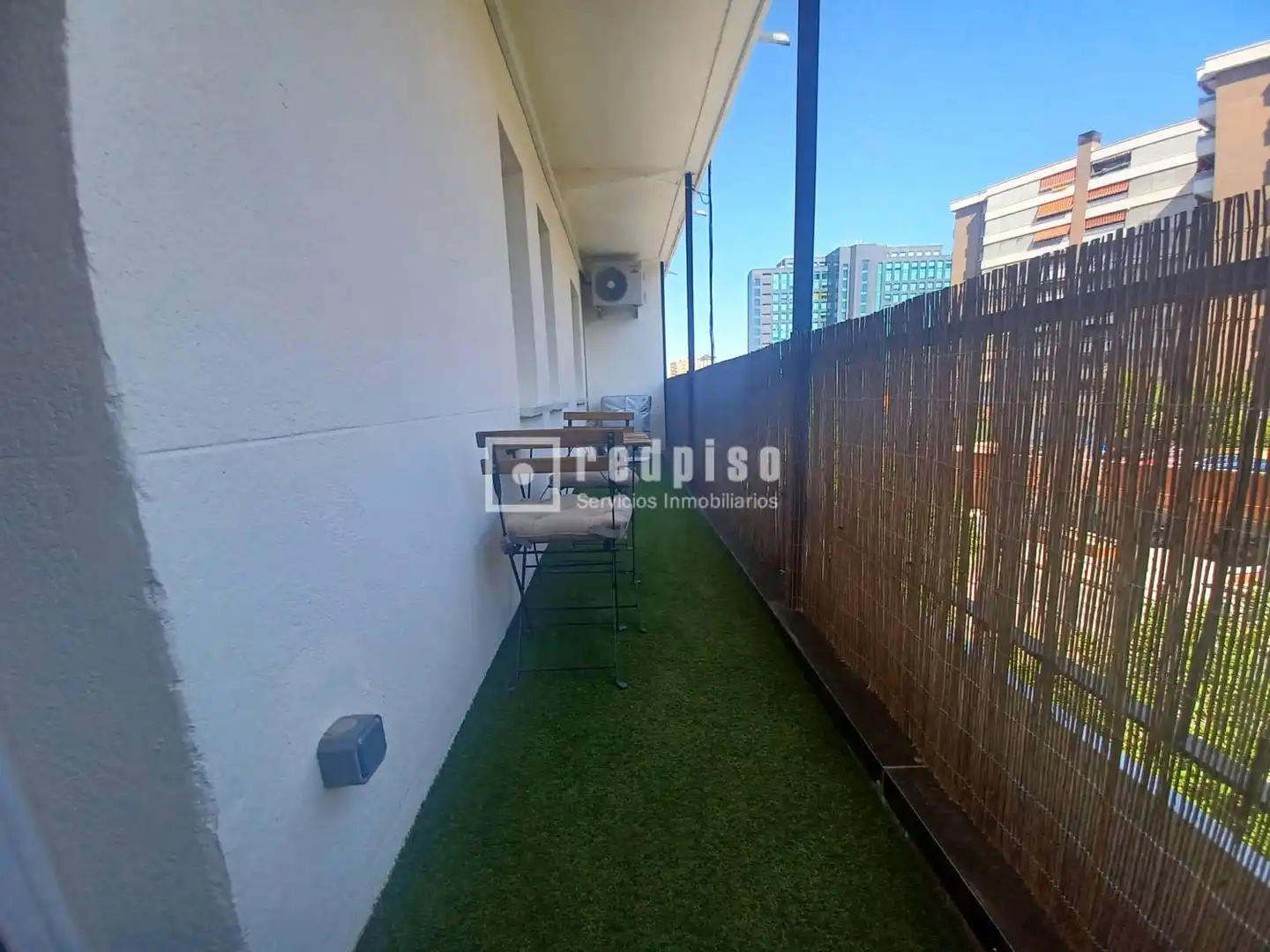 Balcony of Flat for rent in Madrid  with Air Conditioner, Heating and Terrace