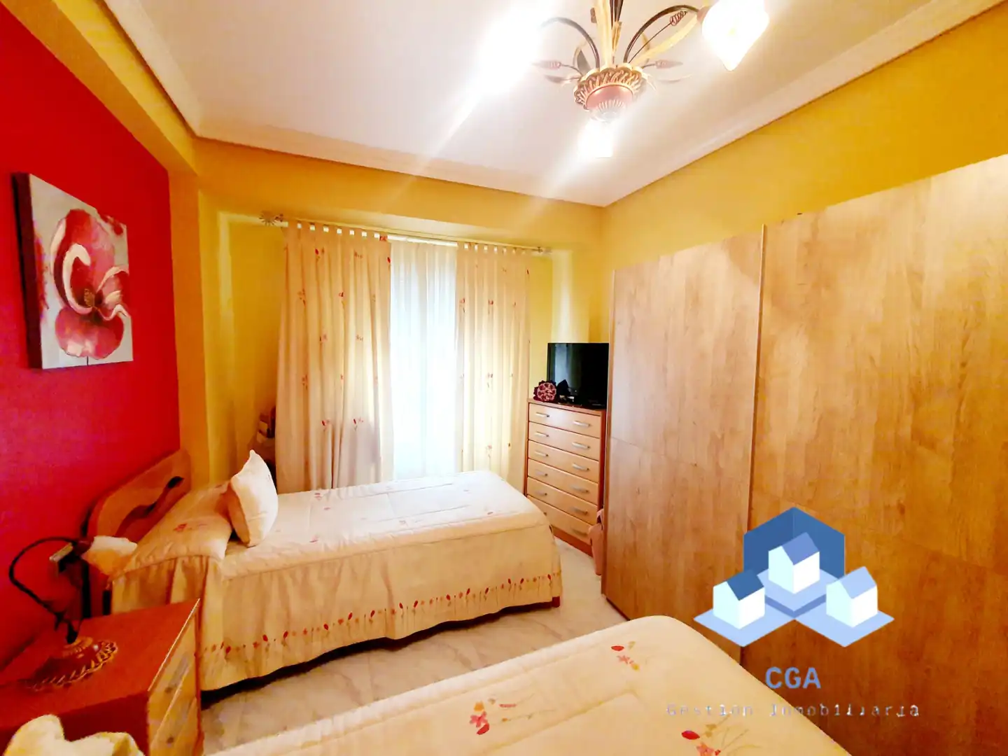 Bedroom of Flat for sale in Lorca  with Storage room, Furnished and Oven