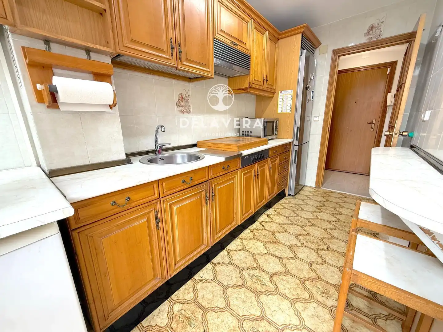 Kitchen of Flat for sale in Móstoles  with Heating, Terrace and Balcony
