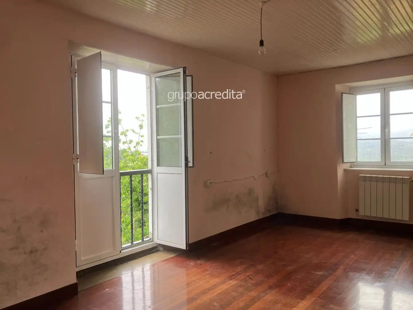 Sala d'estar de Casa o xalet en venda en Abegondo amb Calefacció i Terrassa