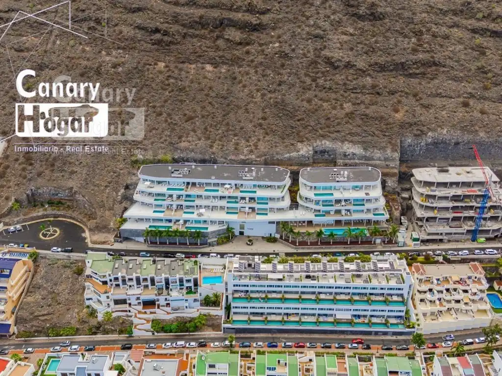 Vista exterior de Ático en venta en Santiago del Teide con Jardín privado y Piscina