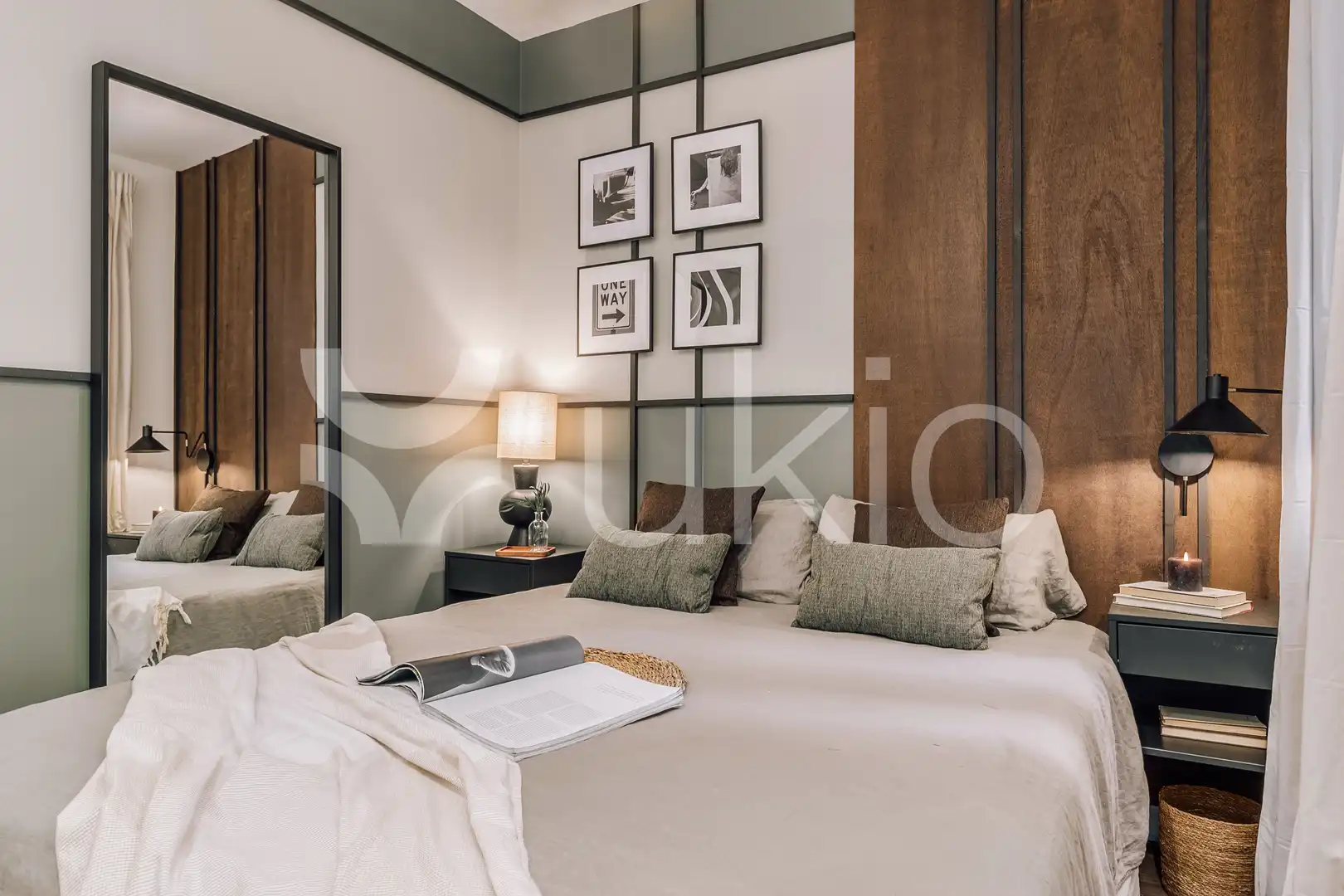 Bedroom of Apartments for rent in Madrid  with Air Conditioner, Heating and Furnished