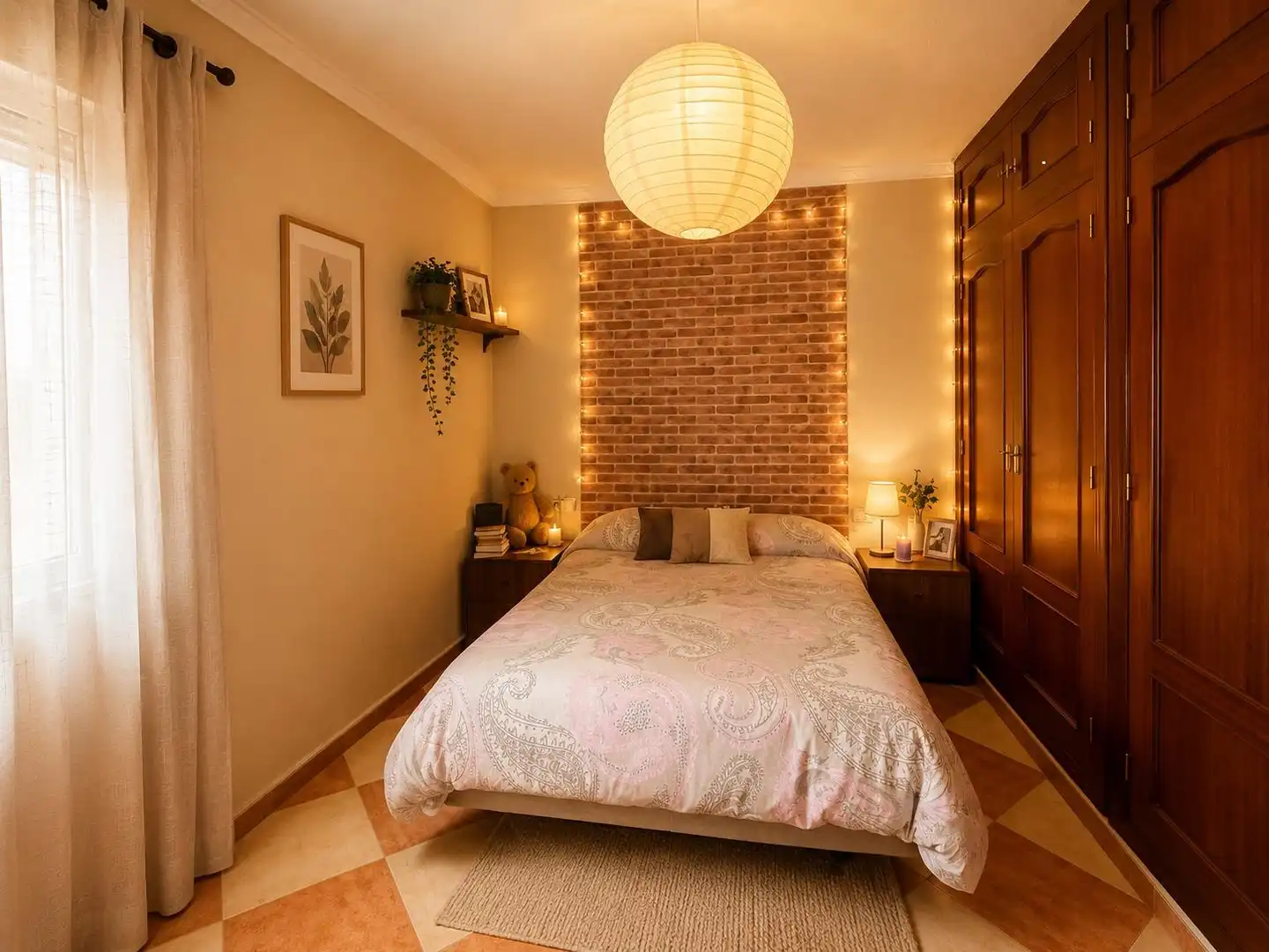 Schlafzimmer von Wohnung zum Verkauf in Jerez de la Frontera mit Klimaanlage, Privatgarten und Möbliert