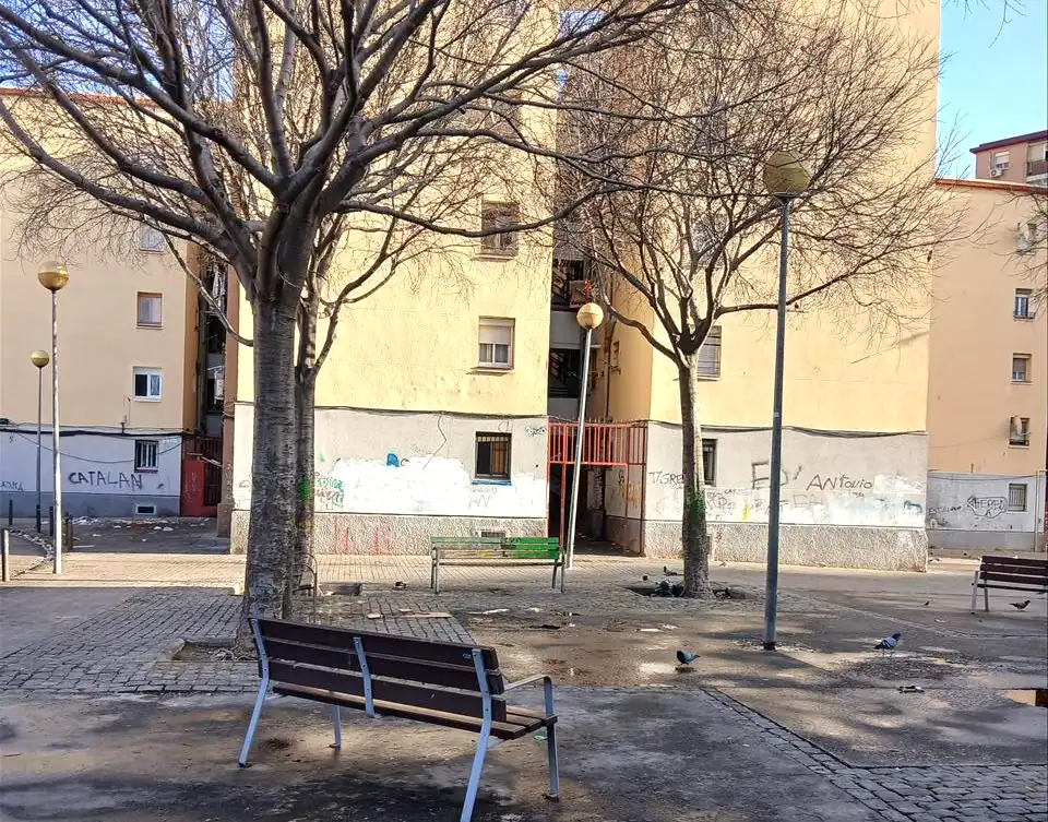 Vista exterior de Piso en venta en Badalona