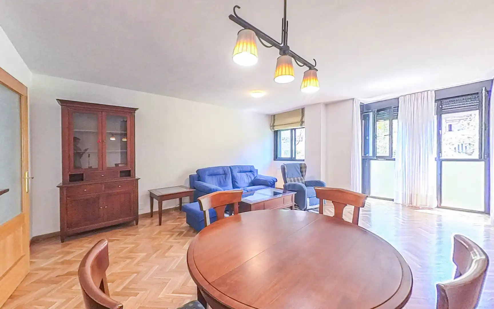 Sala d'estar de Pis de lloguer en Madrid amb Aire condicionat, Calefacció i Moblat