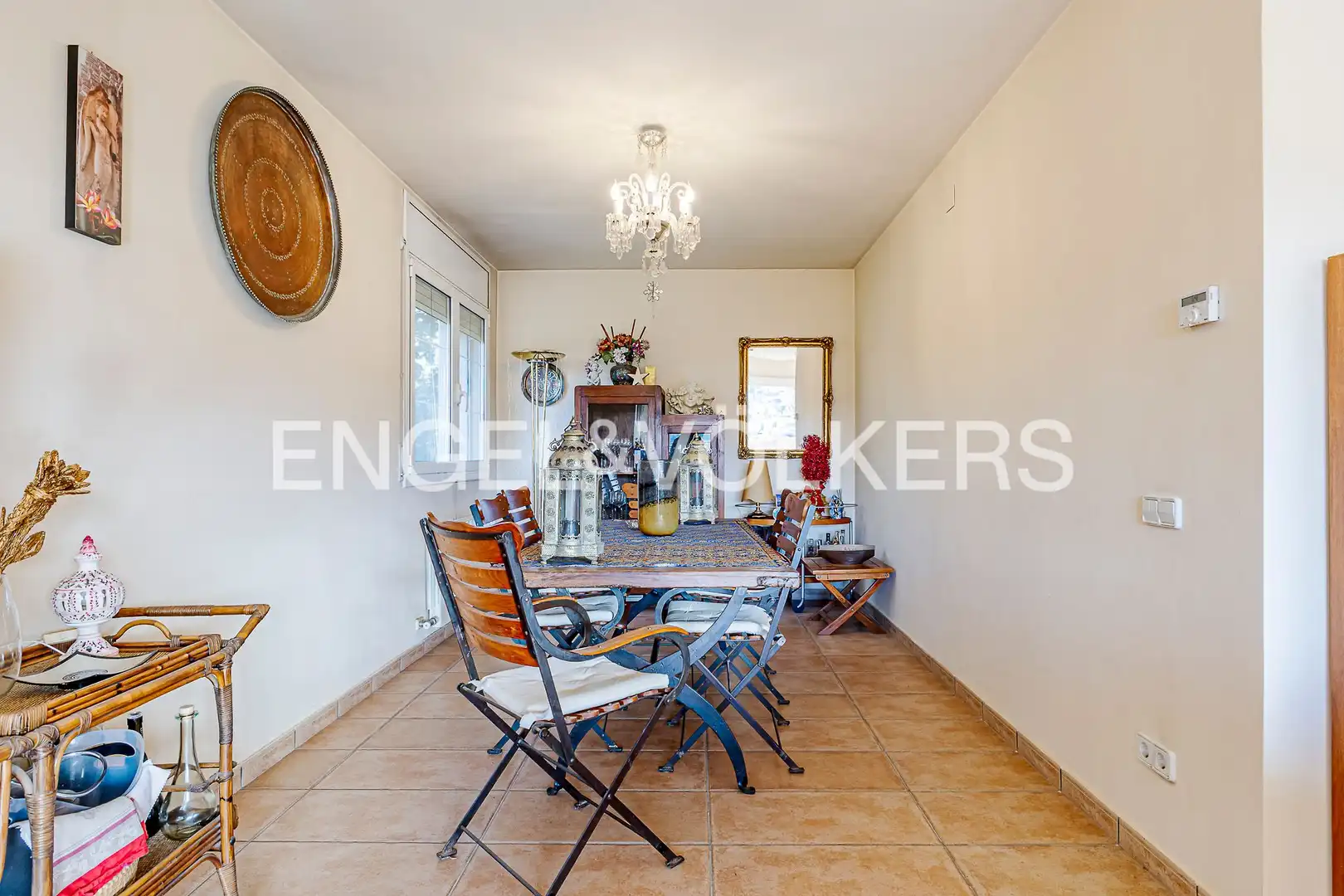Dining room of Houses for sale in Sant Cugat del Vallès  with Heating, Private garden and Storage room