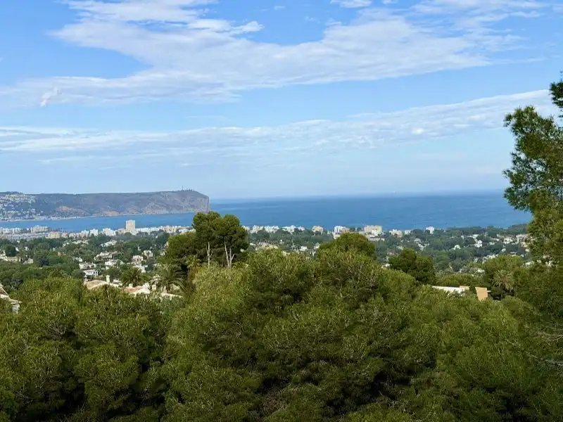 Vista exterior de Casa o chalet de alquiler en Jávea / Xàbia con Aire acondicionado, Calefacción y Jardín privado