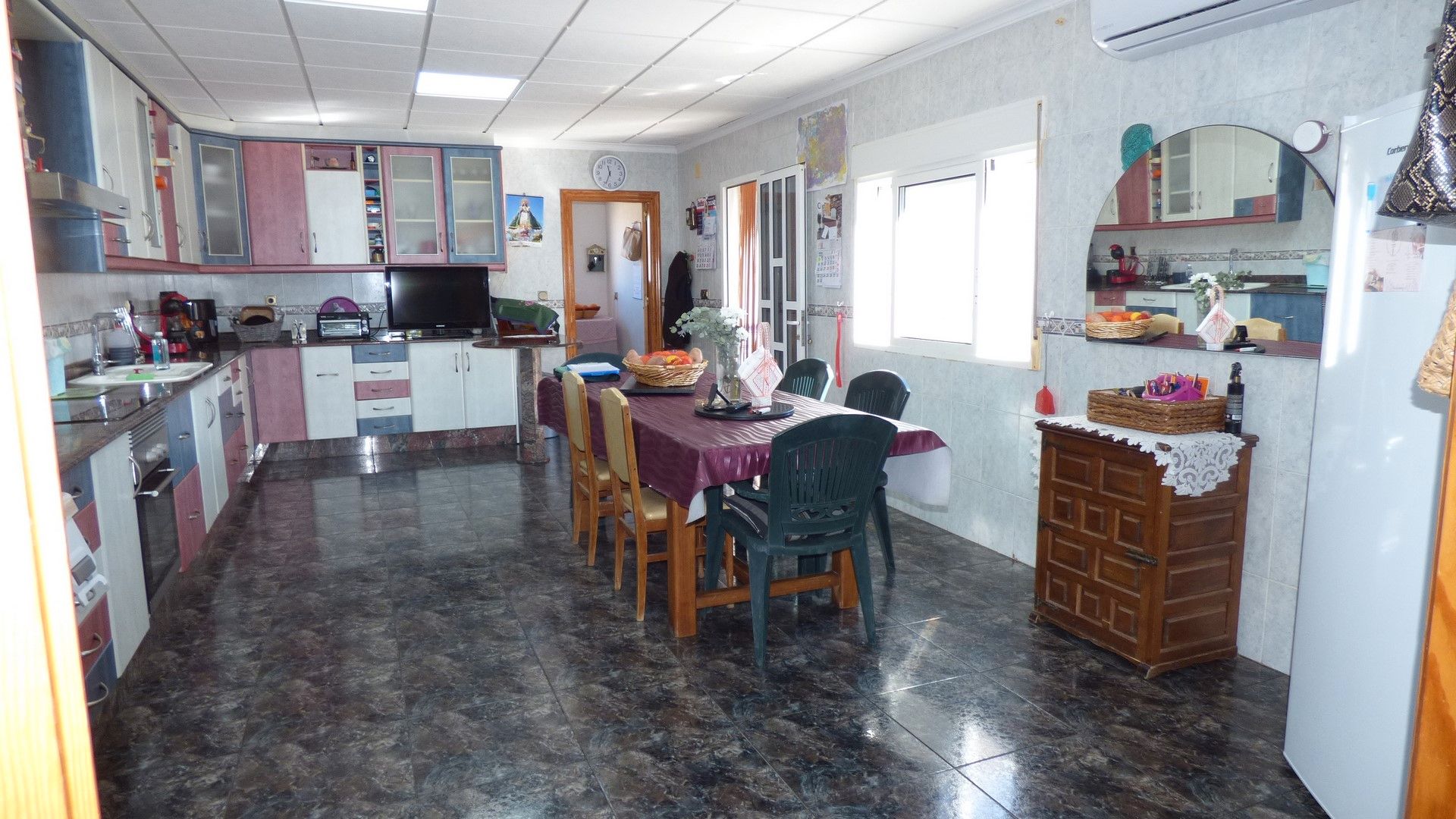 Kitchen of House or chalet for sale in Fuente Álamo de Murcia  with Air Conditioner, Storage room and Furnished