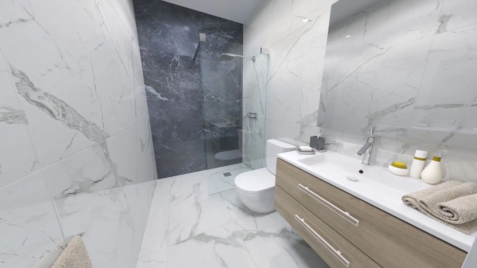 Baño de Casa o chalet en venta en Rojales con Aire acondicionado, Calefacción y Jardín privado