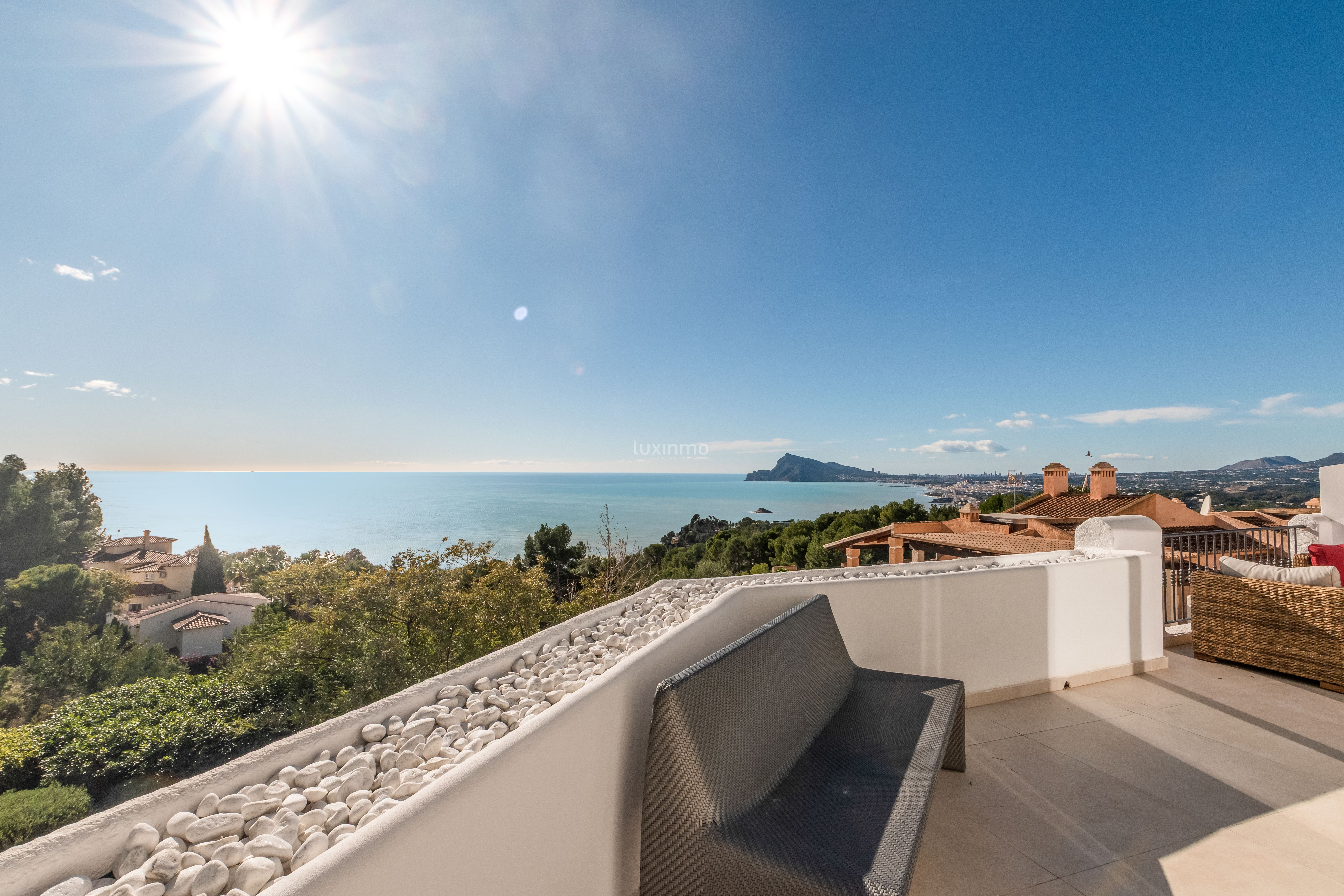 Terrassa de Casa adosada en venda en Altea amb Aire condicionat, Jardí privat i Terrassa