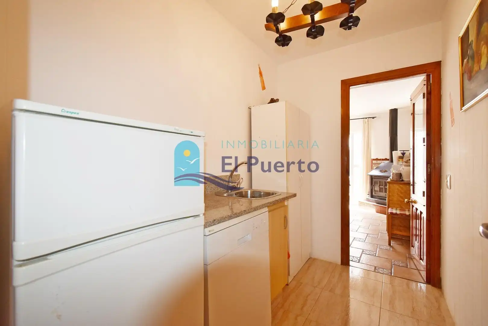 Cocina de Dúplex en venta en Mazarrón con Aire acondicionado, Calefacción y Jardín privado