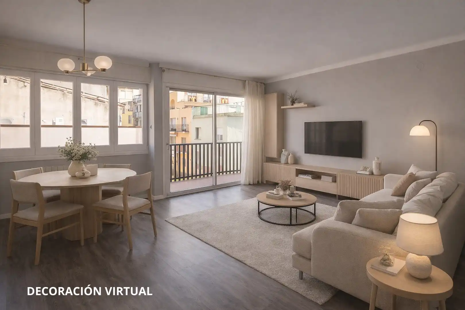 Sala de estar de Piso en venta en Palafrugell con Calefacción y Balcón