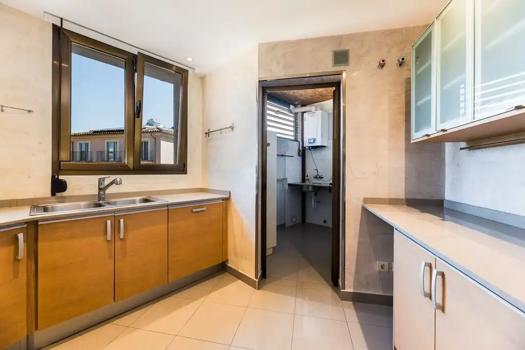 Kitchen of Attic for rent in  Palma de Mallorca  with Air Conditioner, Heating and Terrace