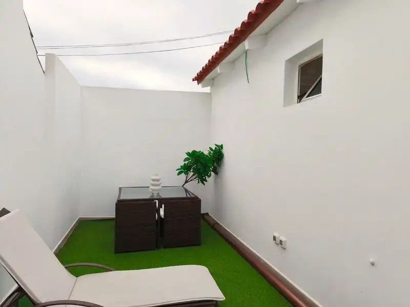 Terrassa de Finca rústica en venda en Moya (Las Palmas) amb Aire condicionat, Jardí privat i Terrassa