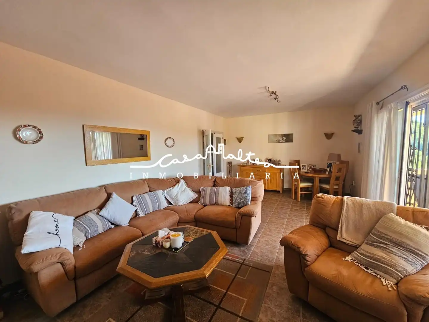 Sala de estar de Casa o chalet en venta en Altea con Aire acondicionado, Jardín privado y Terraza