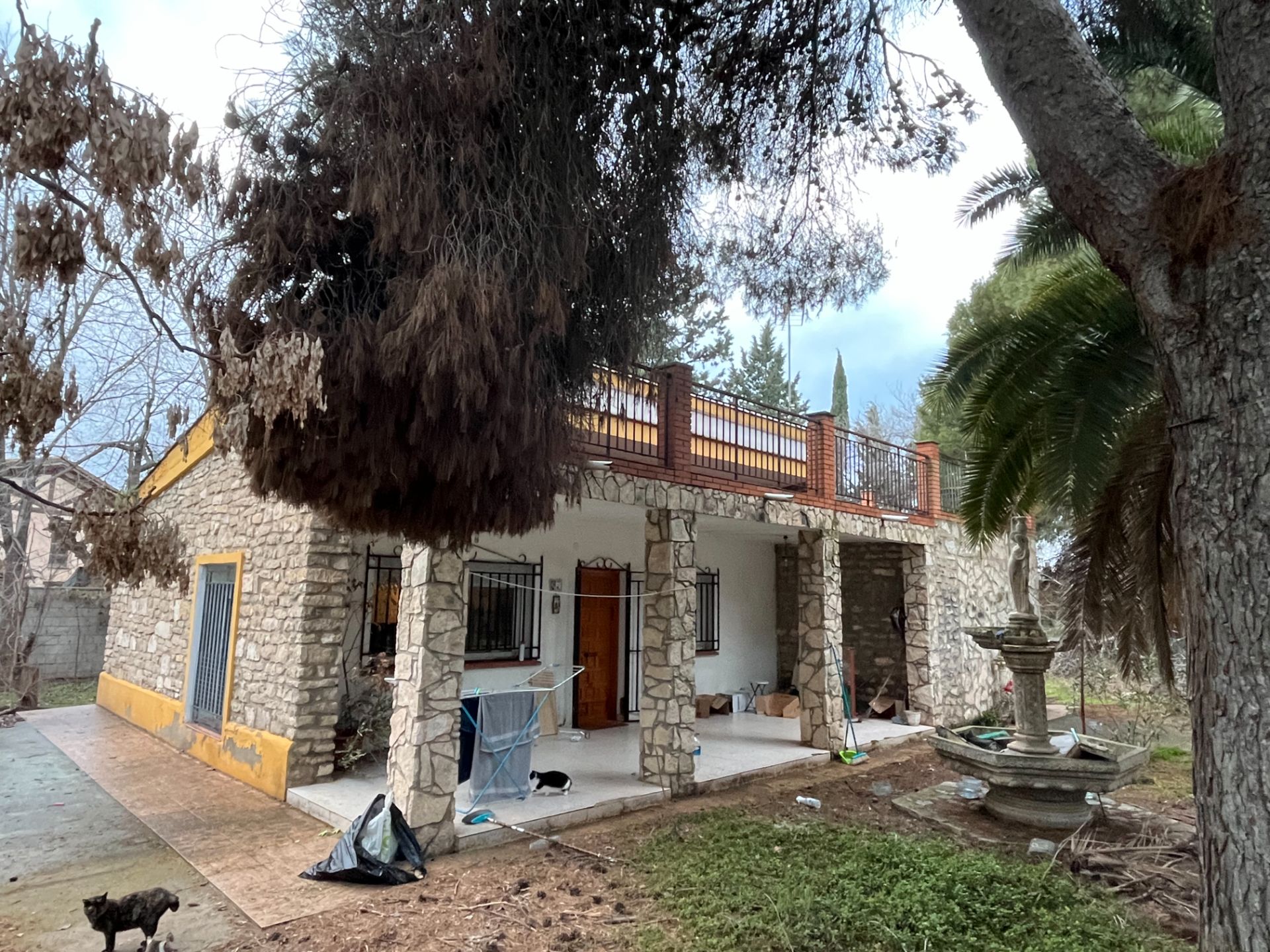 Exterior view of House or chalet for sale in Nuez de Ebro  with Private garden and Swimming Pool