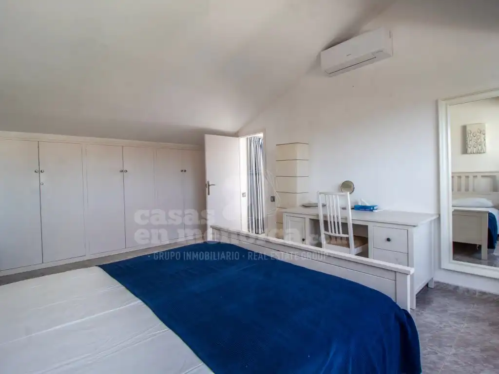 Bedroom of Apartments for sale in Sant Lluís  with Air Conditioner, Private garden and Terrace