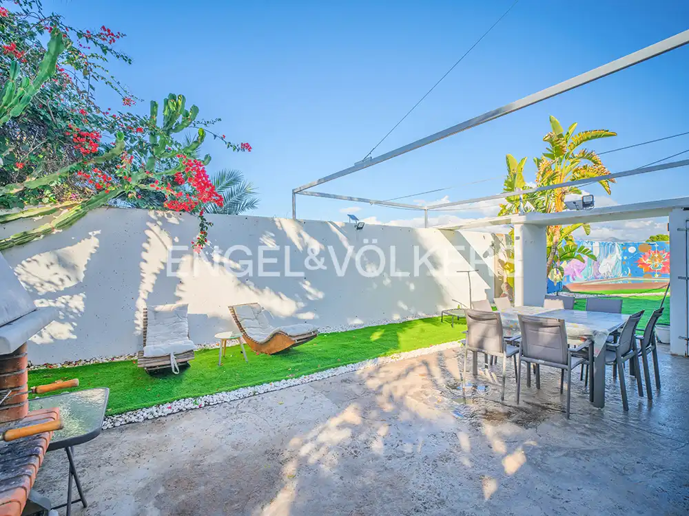 Terraza de Casa o chalet en venta en Mutxamel con Aire acondicionado, Calefacción y Jardín privado