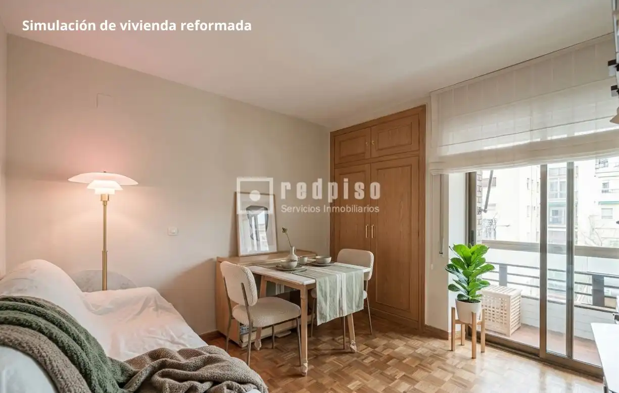 Bedroom of Flat for sale in Tres Cantos  with Heating, Private garden and Parquet flooring