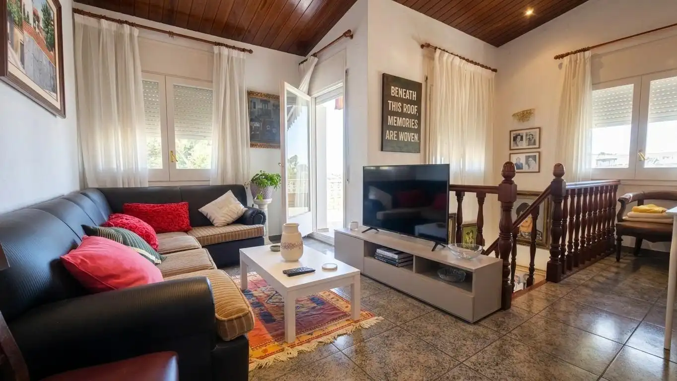 Sala de estar de Casa o chalet en venta en Esparreguera con Calefacción, Jardín privado y Terraza