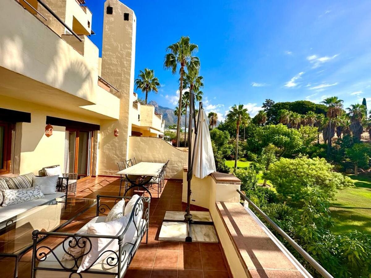 Terrace of Apartment to rent in Marbella  with Air Conditioner, Terrace and Swimming Pool