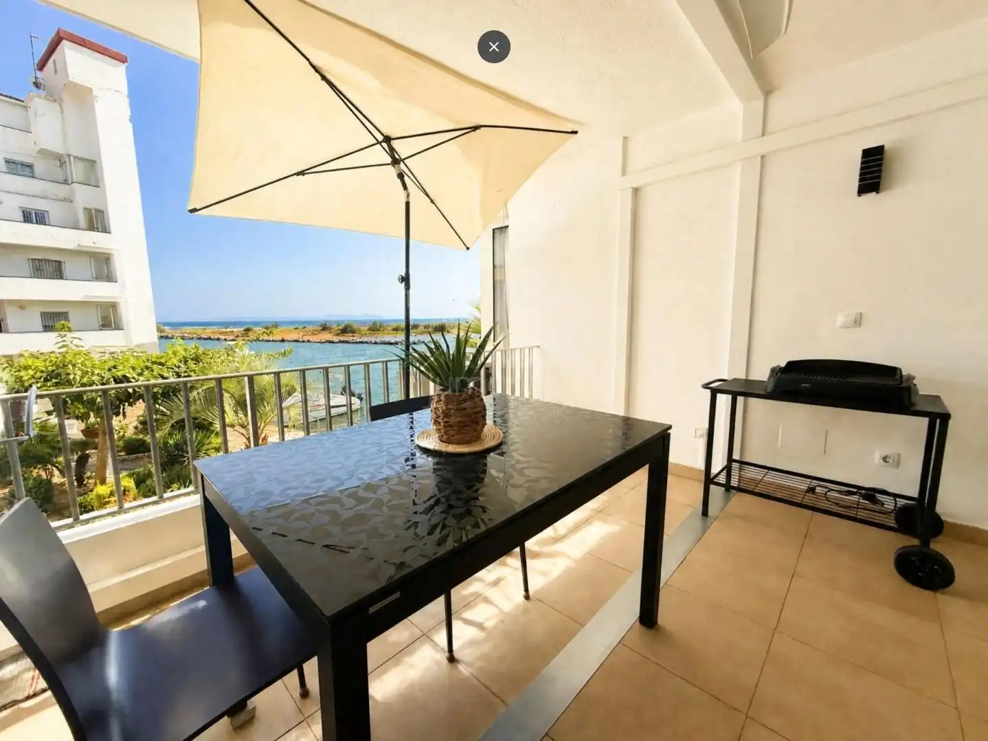 Terrace of Apartments for sale in Roses  with Air Conditioner, Heating and Private garden