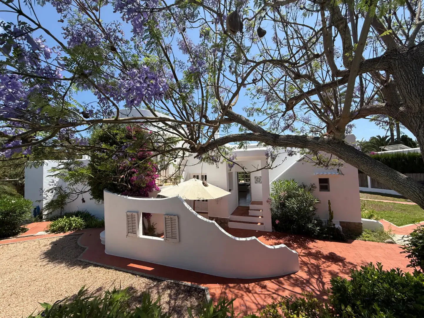 Exterior view of Houses for sale in Santa Eulària des Riu  with Air Conditioner, Heating and Terrace