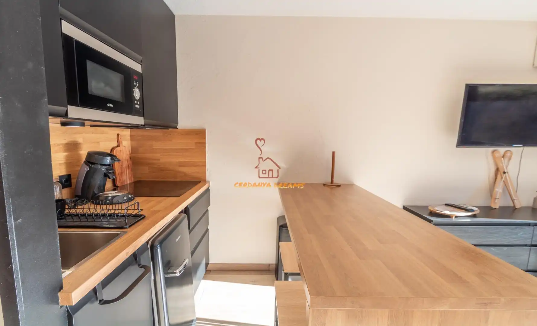 Cocina de Estudio en venta en Les Angles con Aire acondicionado, Calefacción y Terraza