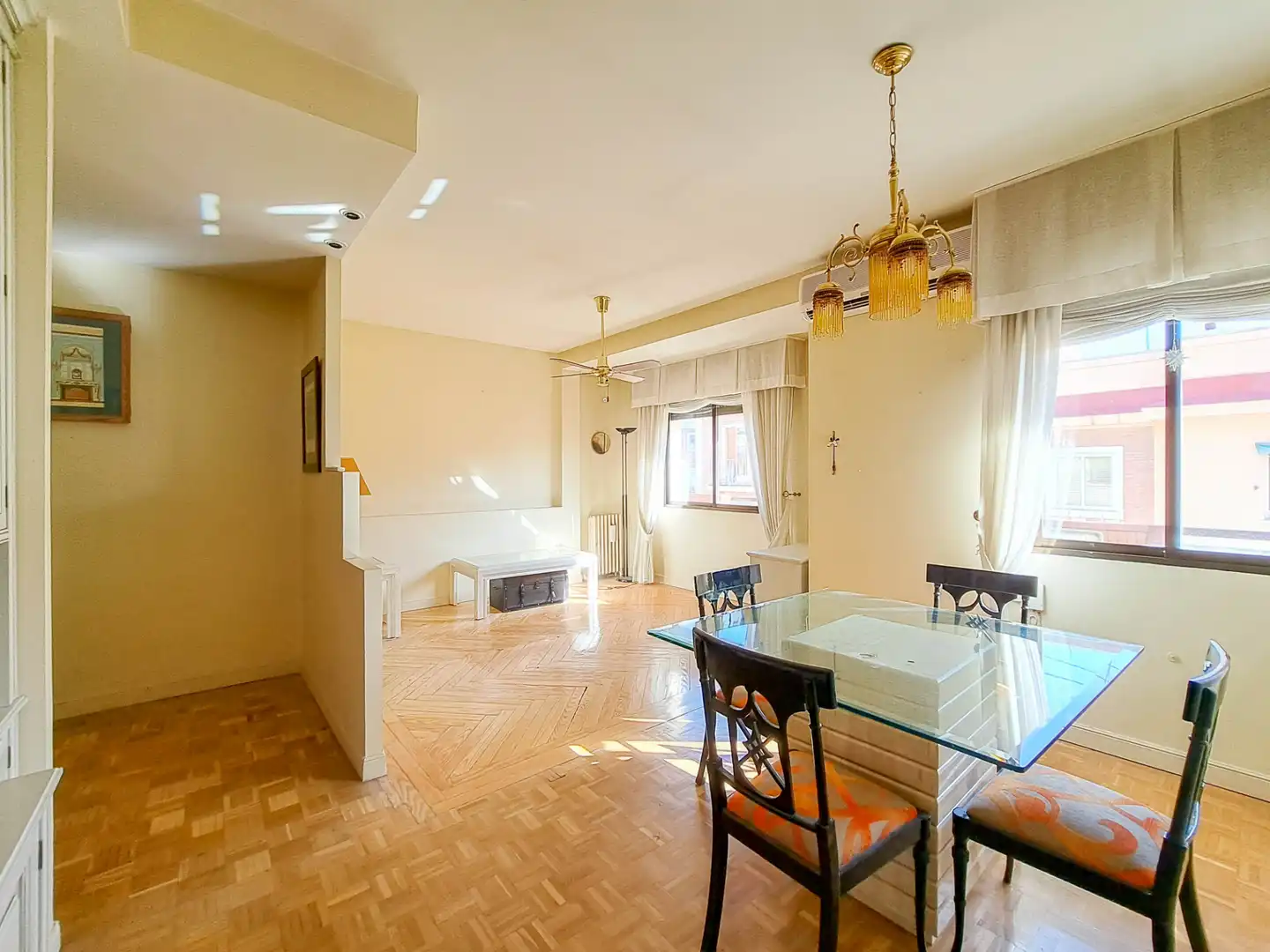 Sala de estar de Piso en venta en Madrid con Aire acondicionado, Calefacción y Parquet