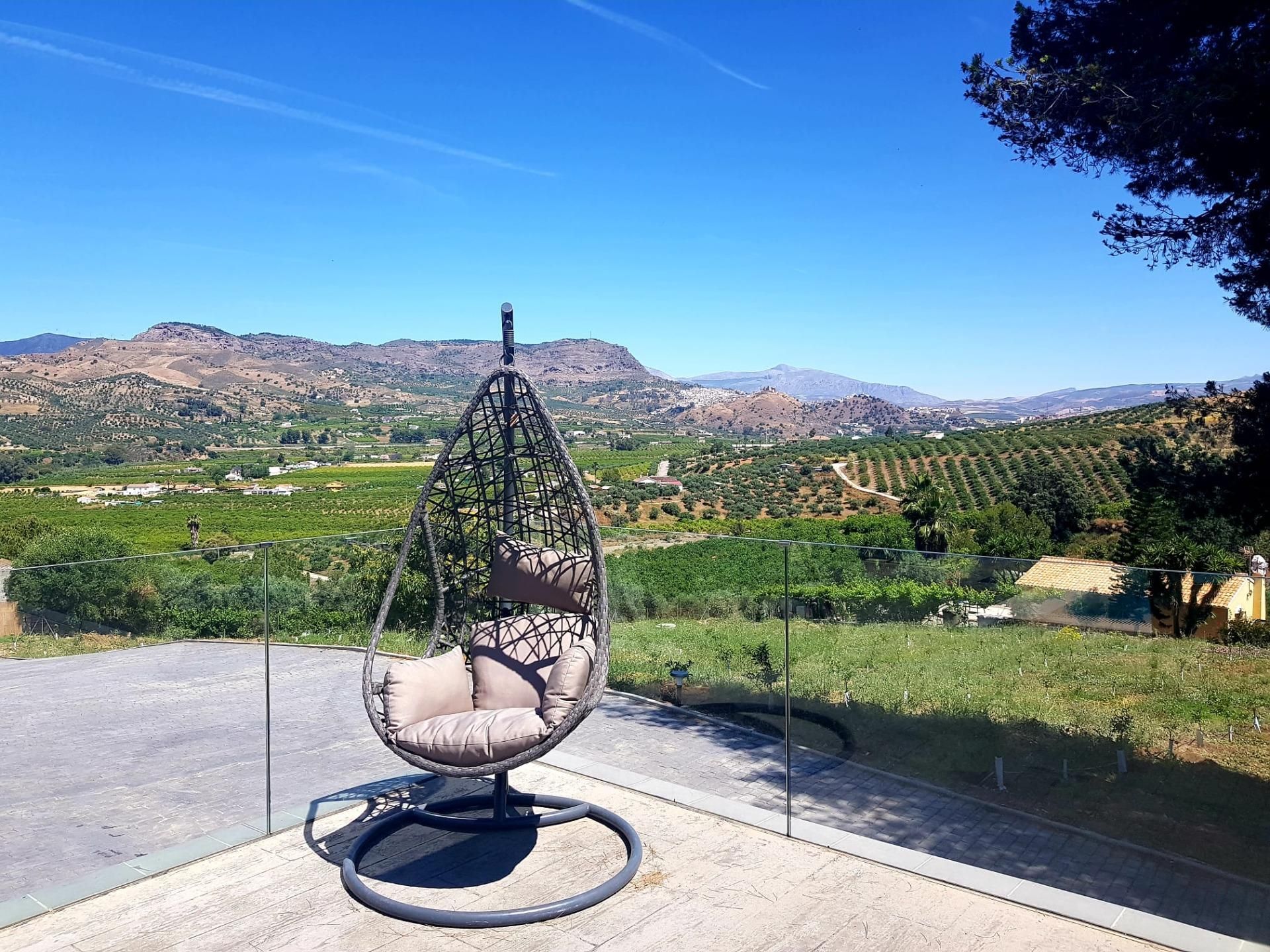 Terrassa de Casa o xalet en venda en Pizarra amb Aire condicionat, Jardí privat i Terrassa