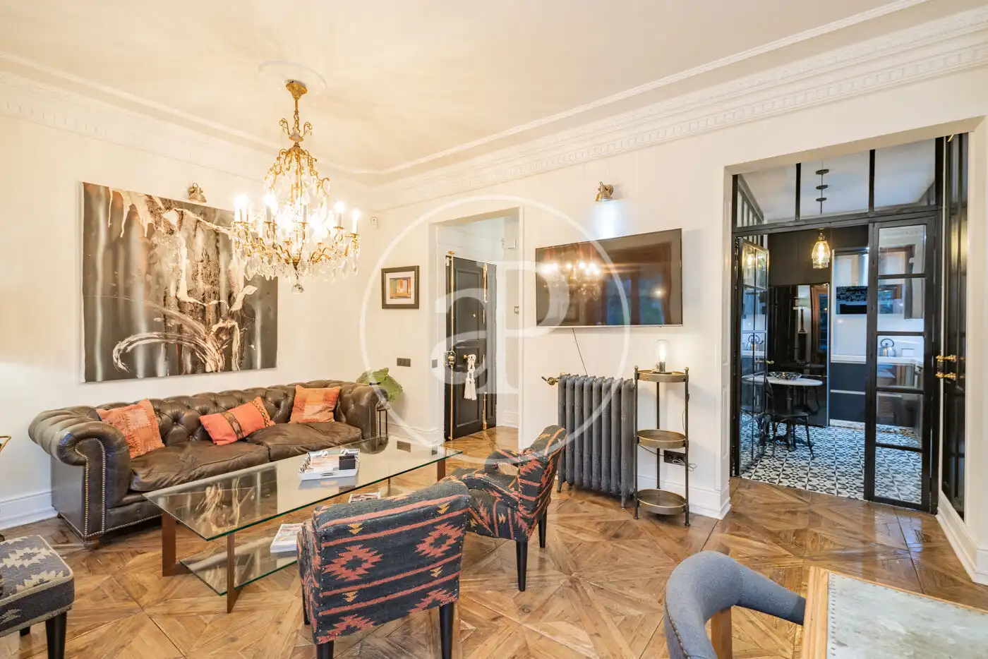 Sala de estar de Piso en venta en Madrid con Aire acondicionado, Calefacción y Amueblado