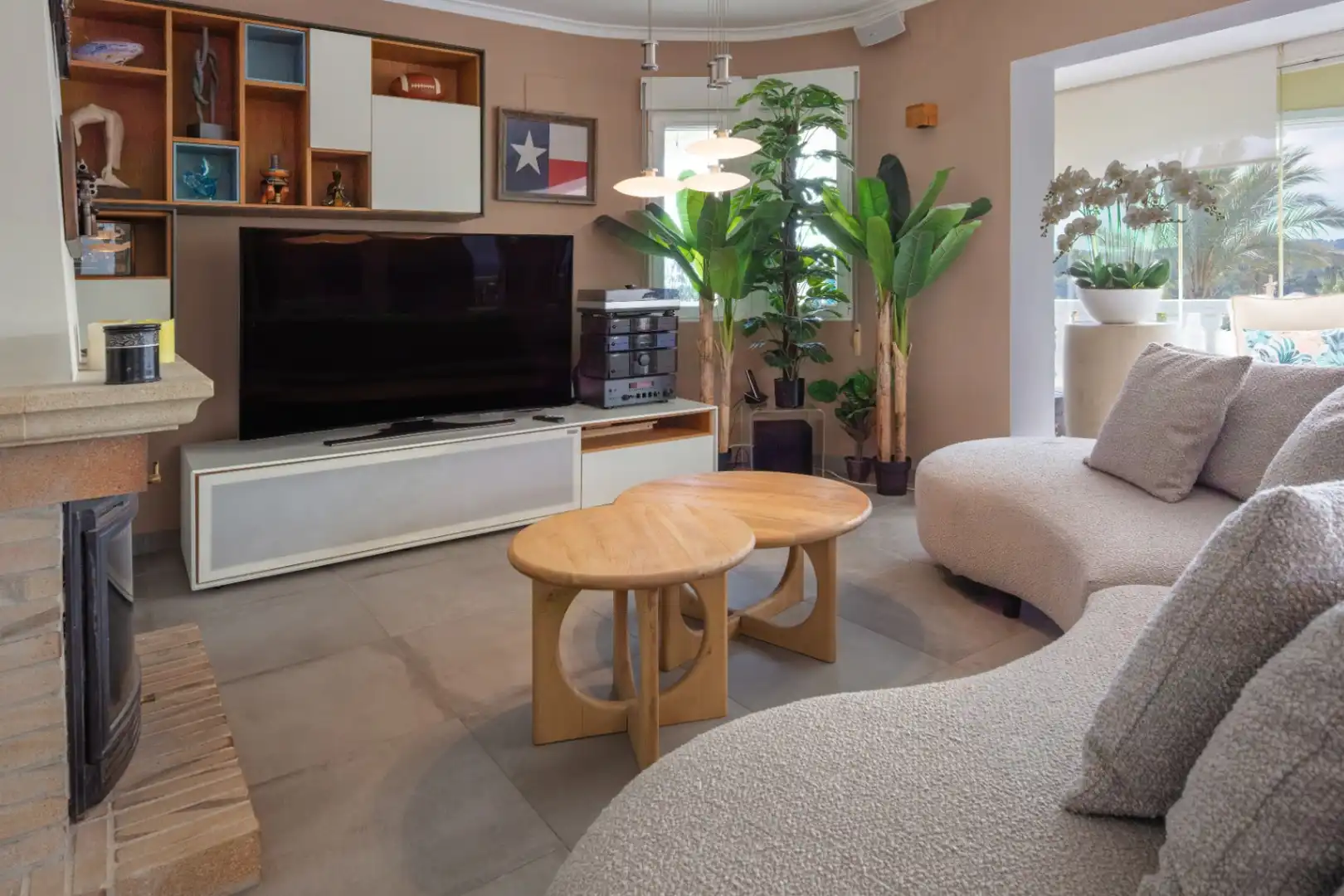 Living room of Houses for sale in Jávea / Xàbia  with Air Conditioner, Heating and Private garden