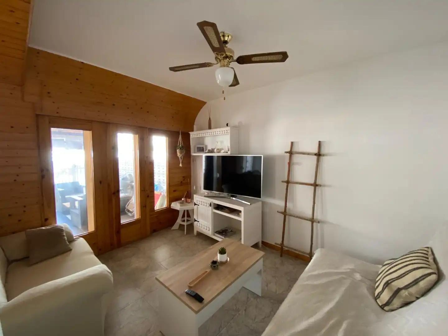 Sala de estar de Planta baja en venta en Xeraco con Aire acondicionado, Terraza y Amueblado
