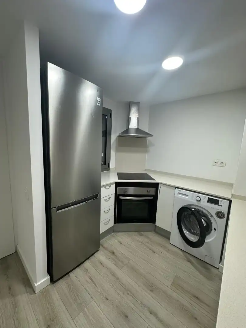 Küche von Wohnung zum Verkauf in Manresa mit Heizung, Parkett und Ofen