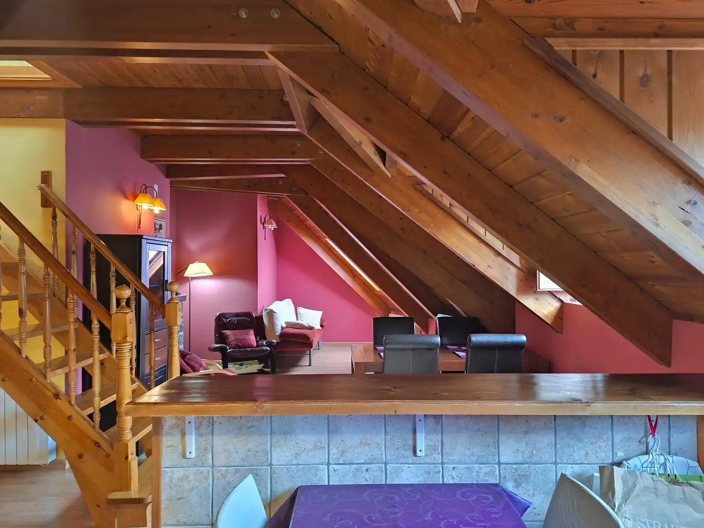Sala de estar de Ático en venta en Panticosa con Calefacción, Trastero y Amueblado