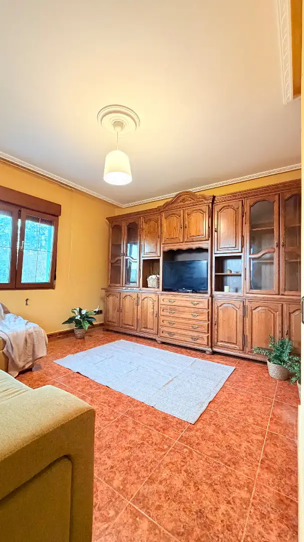 Wohnzimmer von Haus oder Chalet zur Miete in Gijón  mit Heizung, Privatgarten und Möbliert