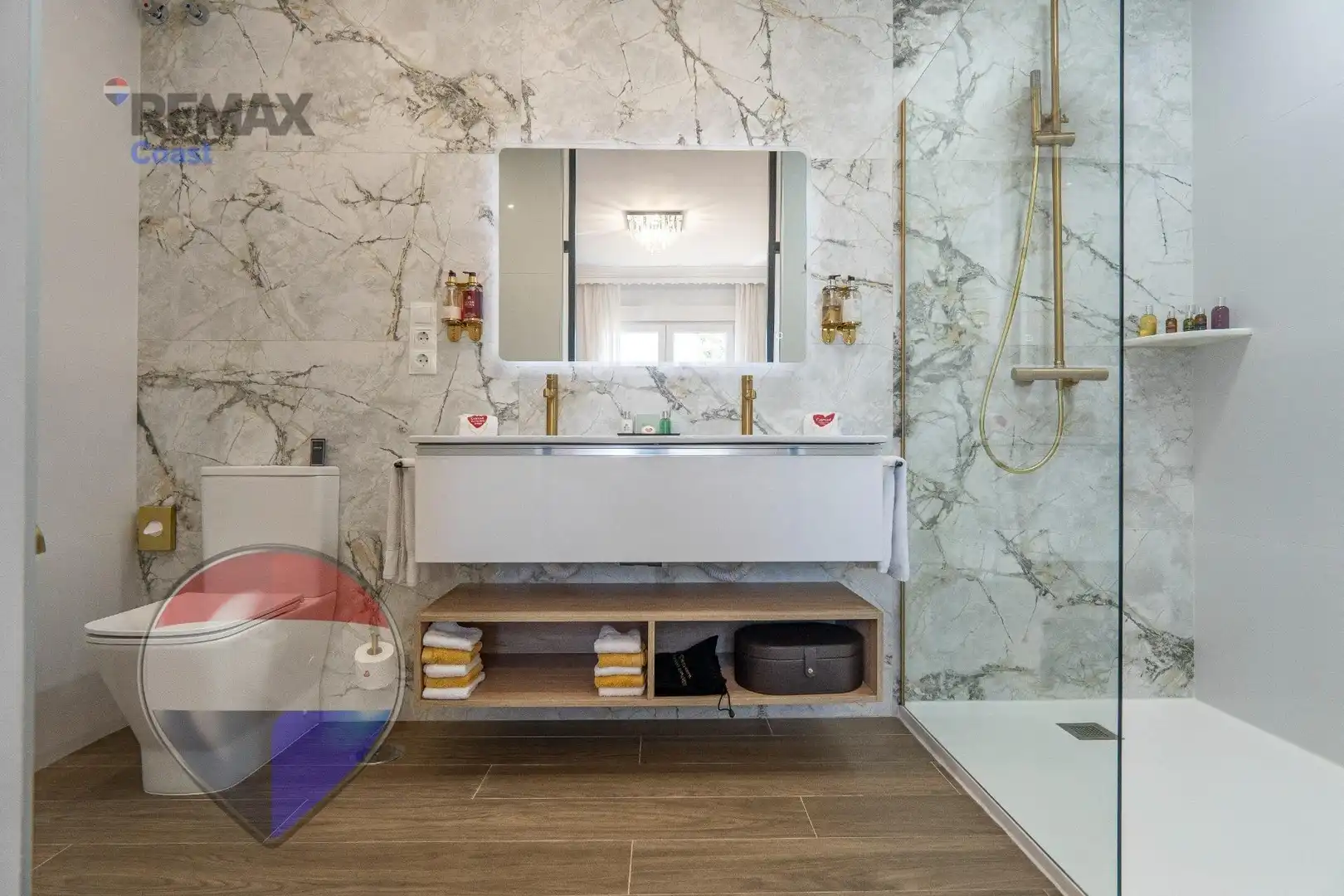 Baño de Casa o chalet en venta en Rincón de la Victoria con Aire acondicionado, Calefacción y Jardín privado