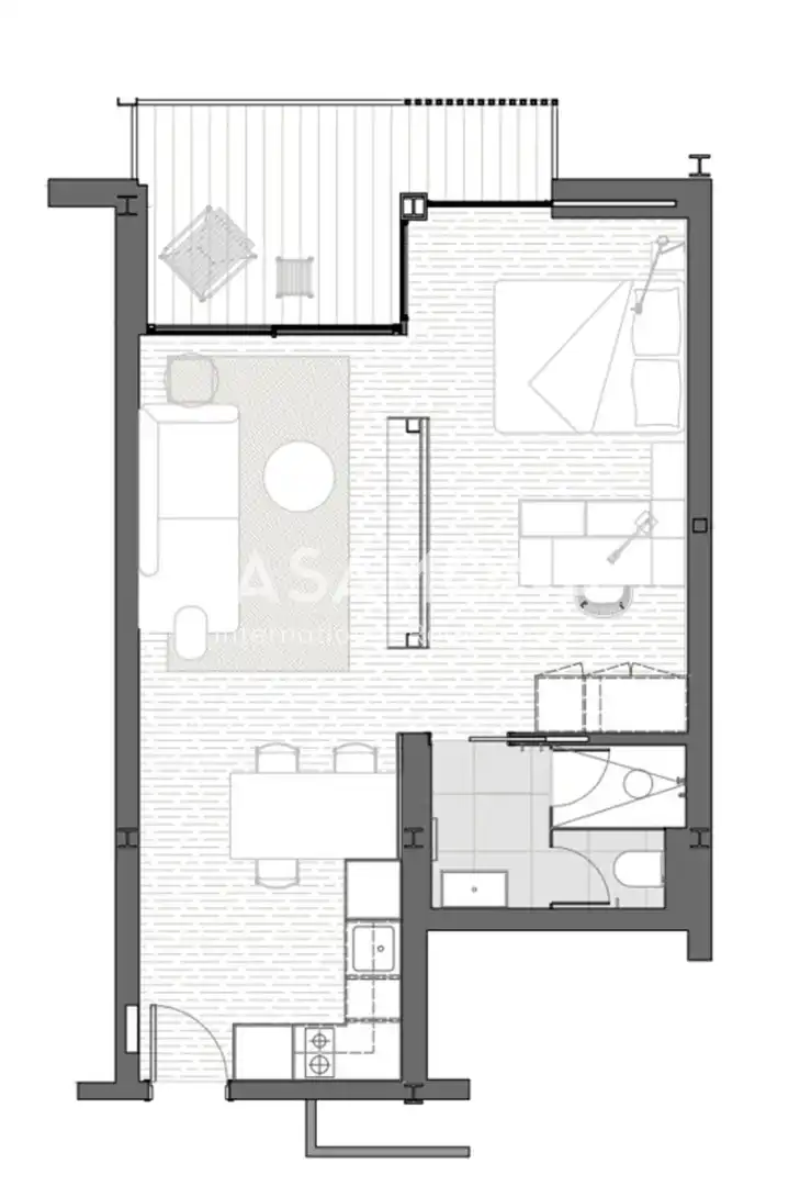Apartament de lloguer en Barcelona amb Terrassa, Moblat i Internet