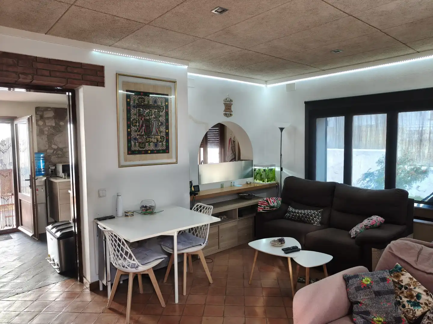 Sala de estar de Casa o chalet en venta en Aiguafreda, Barcelona